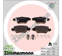 Kit pastiglie freno Zimmermann Posteriore per CHEVROLET ZAFIRA OPEL A ASTRA G