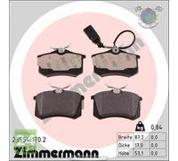 Kit pastiglie freno Zimmermann Posteriore per FORD GALAXY SEAT ALHAMBRA VW SHAR