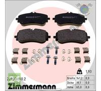 Kit pastiglie freno Zimmermann Posteriore per MAN TGE VW CRAFTER AMAROK