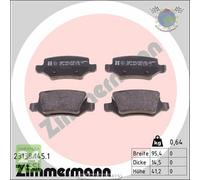 Kit pastiglie freno Zimmermann Posteriore per MERCEDES CLASSE B 200 180 170 160