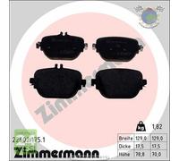 Kit pastiglie freno Zimmermann Posteriore per MERCEDES CLASSE E AMG63 AMG53 AMG