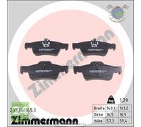 Kit pastiglie freno Zimmermann Posteriore per MERCEDES CLASSE S 600 500 450 430