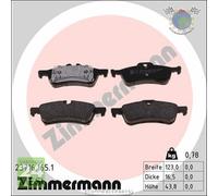 Kit pastiglie freno Zimmermann Posteriore per MINI