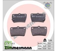Kit pastiglie freno Zimmermann Posteriore per TOYOTA RAV 4