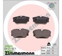 Kit pastiglie freno Zimmermann Posteriore per VW TRANSPORTER