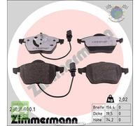 Kit pastiglie freno Zimmermann rd:z Anteriore per AUDI A6 A4 SEAT EXEO SKODA SUP