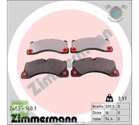 Kit pastiglie freno Zimmermann RD:Z Anteriore per AUDI E-TRON PORSCHE PANAMERA C