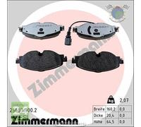 Kit pastiglie freno Zimmermann RD:Z Anteriore per AUDI TT Q3 Q2 A3 CUPRA FORMENT