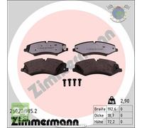 Kit pastiglie freno Zimmermann RD:Z Anteriore per LAND ROVER RANGE II I DISCOVER