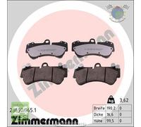 Kit pastiglie freno Zimmermann RD:Z Anteriore per PORSCHE CAYENNE VW TOUAREG
