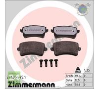 Kit pastiglie freno Zimmermann RD:Z Posteriore per AUDI Q5 A5 A4