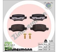 Kit pastiglie freno Zimmermann rd:z Posteriore per MERCEDES CLASSE B 200 180 170
