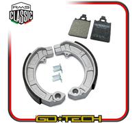 KIT PASTIGLIE GANASCE FRENO ANTERIORE POSTERIORE VESPA PX E 125 150 200 LML STAR