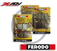 KIT/Pastiglie Honda X-ADV-750 DAL 2017 2021 freno ANT POST sinterizzate Ferodo
