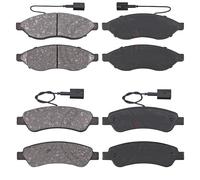 Kit Pastiglie Pattini Pasticche Anteriori e Posteriori compatibile per Alfa Rome