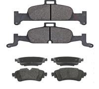 Kit Pastiglie Pattini Pasticche Anteriori e Posteriori compatibile per AUDI A7 (