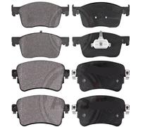 Kit Pastiglie Pattini Pasticche Anteriori e Posteriori compatibile per BMW X1 (F