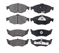 Kit Pastiglie Pattini Pasticche Anteriori e Posteriori compatibile per CHRYSLER