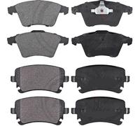 Kit Pastiglie Pattini Pasticche Anteriori e Posteriori compatibile per CITROEN C