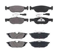 Kit Pastiglie Pattini Pasticche Anteriori e Posteriori compatibile per FIAT FREE