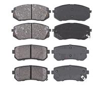 Kit Pastiglie Pattini Pasticche Anteriori e Posteriori compatibile per HYUNDAI S