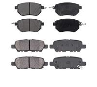 Kit Pastiglie Pattini Pasticche Anteriori e Posteriori compatibile per INFINITI