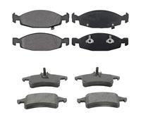 Kit Pastiglie Pattini Pasticche Anteriori e Posteriori compatibile per JEEP WRAN