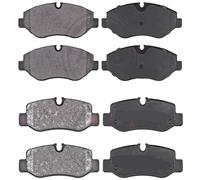 Kit Pastiglie Pattini Pasticche Anteriori e Posteriori compatibile per MERCEDES-