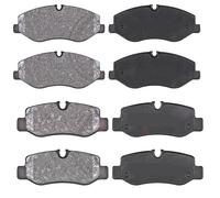 Kit Pastiglie Pattini Pasticche Anteriori e Posteriori compatibile per MERCEDES-