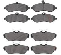 Kit Pastiglie Pattini Pasticche Anteriori e Posteriori compatibile per PEUGEOT E