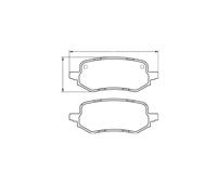 Kit Pastiglie Pattini Pasticche Posteriori per PORSCHE 918 SPYDER