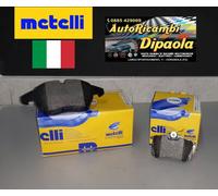 KIT PATTINI PASTIGLIE FRENI AUDI A3 VW GOLF 5 6 V VI 2.0 TDI METELLI ANT+POST