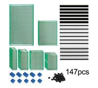 Kit PCB elettronica 147 con schede e connettori varie dimensioni
