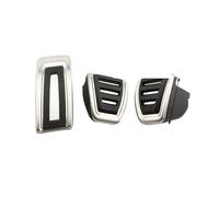 Kit Pedali Auto Compatibile con Octavia A7 Set di copripedali Sportivi per acceleratore Freno e poggiapiedi Accessori Auto copripedali Antiscivolo Set da 3 Pezzi