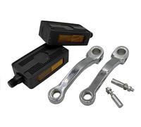 KIT PEDALI PEDIVELLE PIAGGIO CIAO SI 50 BOSS BOXER BRAVO GRILLO COPPIA PEDALINI