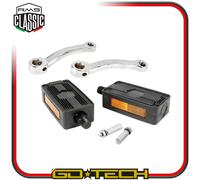 KIT PEDALI PEDIVELLE PIAGGIO CIAO SI 50 BRAVO BOXER GRILLO BOSS con CHIAVETTE