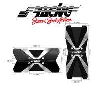 KIT PEDALIERA UNIVERSALE SIMONI RACING X TYPE IN ALLUMINIO 963 CAMBIO AUTOMATICO