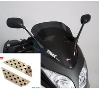 Kit PEDANE E CUPOLINO RACING BASSO FUME' SCURO X YAMAHA TMAX T MAX 500 2008 2011