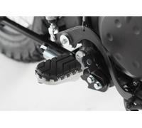 SW-Motech Kawasaki KLR 650, Kit poggiapiedi ION male Argento/Nero