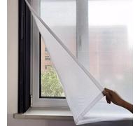 Kit Pellicola Isolante per Finestre per l'inverno,Tende per Isolamento Termico,Copertura della Finestra in Plastica Riutilizzabile Protezione dal Freddo Isolamento Termico (90cm x 100cm)