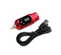 Kit Penna For Tatuaggio Wireless Mini Macchina Rotativa For RCA Jack LED Batteria For Portatile Alimentatore Da 2000 MHa For Body Art Azionamento Di Precisione(Only Red Battery)