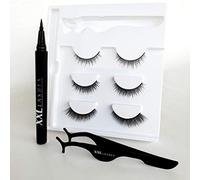 Kit penna per eyeliner adesivo magico, combina entrambi: eyeliner e colla per ciglia in un unico prodotto - eyeliner appiccicoso, penna adesiva per eyeliner (Quotidiano)