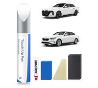 Kit penna per ritocchi vernice 300 Bianco Alpino per BMW - Corrispondenza esatta per scheggiature e graffi
