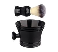Kit Pennelli Da Barba Da 2 Ciotola Per Sapone in Plastica Ciotola Per Schiuma Con Kit Per Creare Crema Ricca Da Barba