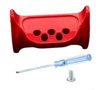 Kit per ABU Garcia mulinello da pesca con piastra a pressione e frizione compatibile con 992 ALX BF8 ALC IB7 LV7 LT7 MGX2 Series, parte di ricambio in metallo CNC con cacciavite (rosso)