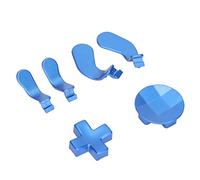 Kit per Accessorio Controller per One, 4 Paddle, 2 D-Pad Parti di Ricambio in Metallo Acciaio Inossidabile per Controller Series 2 e One(Blu)
