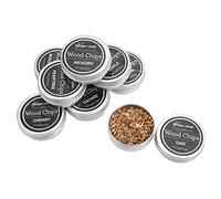 Kit per Affumicatore di Whisky, 8 Pezzi, Trucioli di Legno per Affumicatore di Cocktail, Affumicatore per Bevande, Kit per Affumicare Cocktail, Kit per Affumicatore di Cocktail