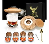 Kit per affumicatore per cocktail, set per fumatori con 4 trucioli di legno, regalo per la festa del papà, kit per bevande per fumatori whisky, accessori per cocktail, bevande, bourbon - Beech