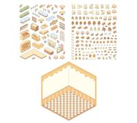 Kit per album di ritagli per adulti, serie animali, scena adesiva , crea il tuo panetteria, casa, ristorante, diario, libro adesivo per la stanza per amici e familiari