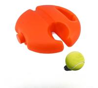 Kit per allenamento con palla da tennis con base antiscivolo e gancio anti-groviglio, per un gioco costante da solo, arancione